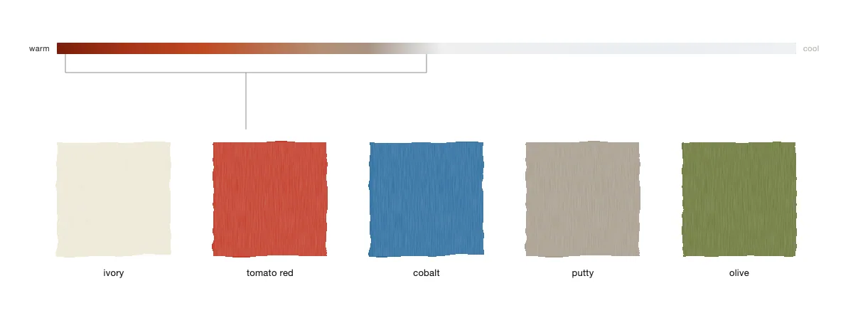 Warm tones