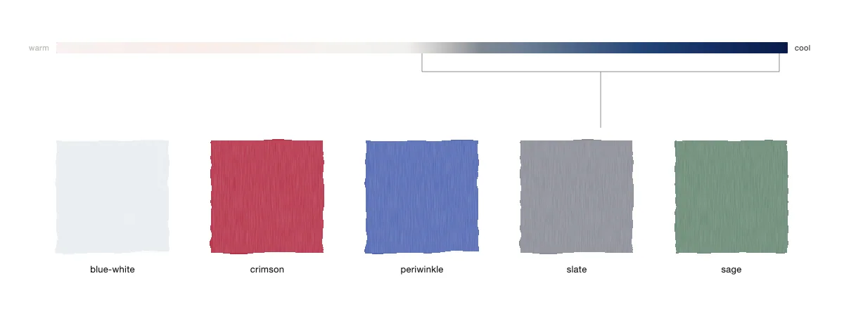 Cool tones