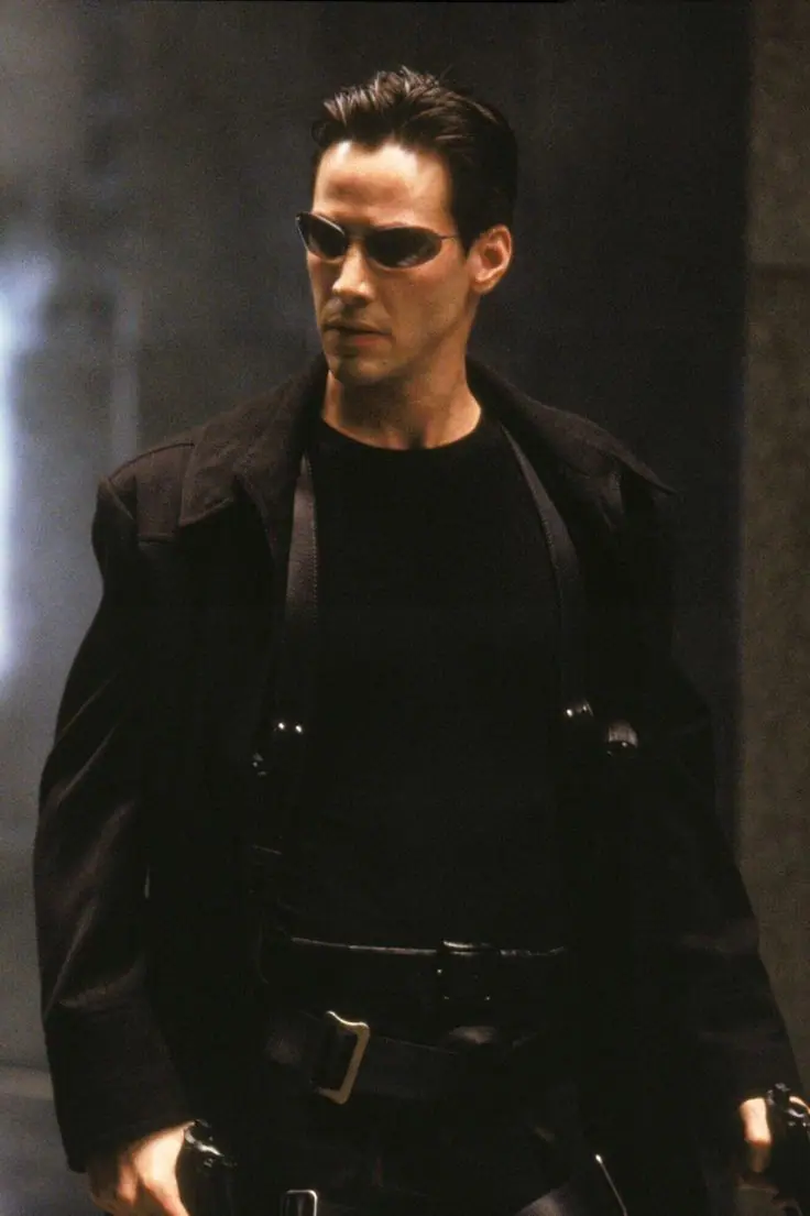 Keanu Reeves as Neo in The Matrix